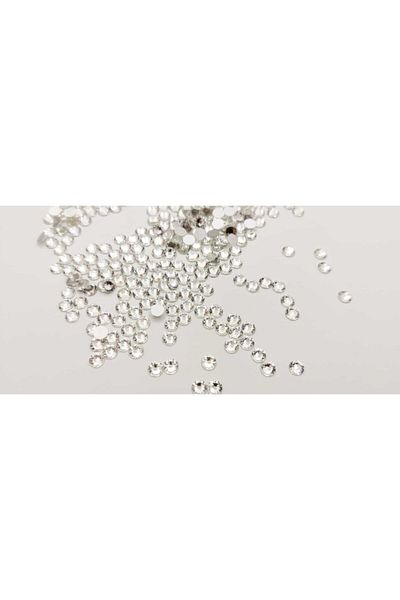 yiğit aksesuar White Crystal Bonding Glass Stone 1000 Pieces