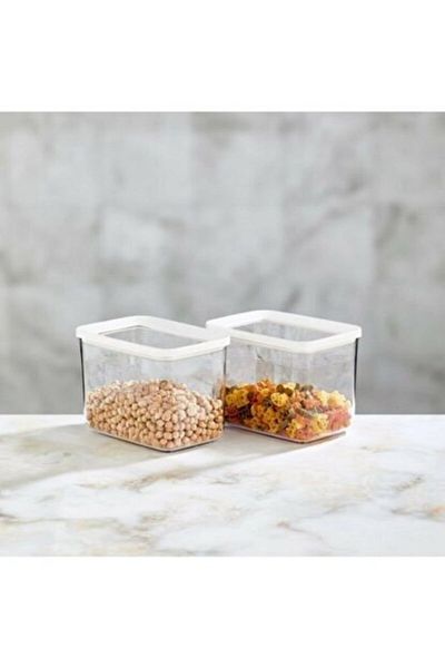 VİP AHMET Vp-103 1400 ml Rectangular Storage Container - 2 Pieces
