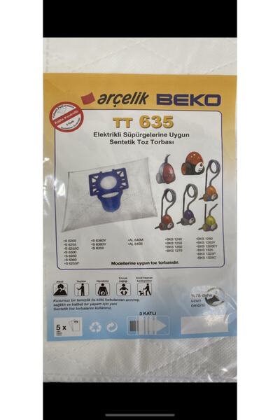 Arçelik Sac de praf pentru aspirator Beko Tt635 - 20 Adeg