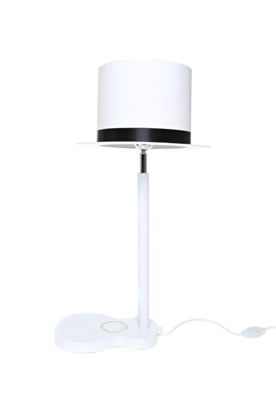 BOYNER EVDE Gitar Şekilli Beyaz Abajur