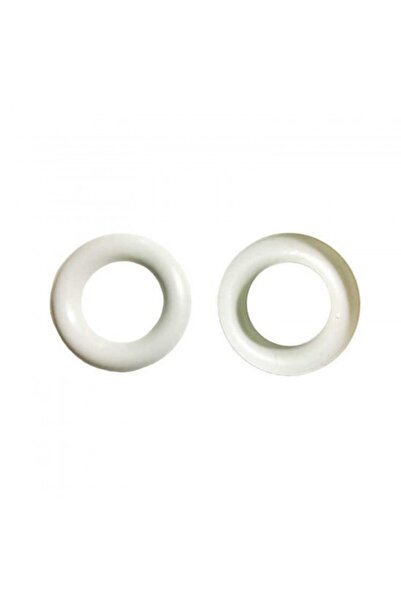 TT Tahtakale Toptancıları Plastik Simit Yuvarlak Sade Kapı Süsü İçin 1 Çift (2 Adet)