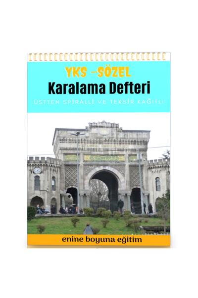 Enine Boyuna Eğitim Spiral Scrapbook - Yks - Sozel (with Texir Paper)