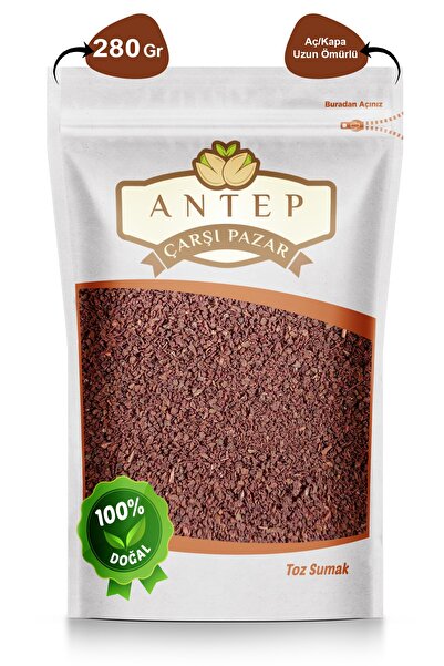 Antep Çarşı Pazar Toz Sumak Öğütülmüş | 280 Gr.