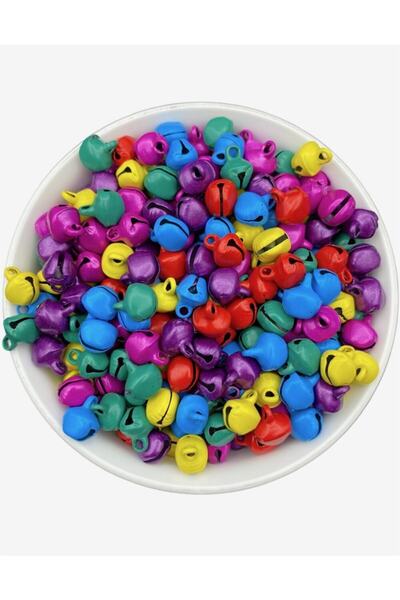 Hedef Bijuteri 25 قطعة 10 مم جرس بمقبض مختلط الألوان، جرس، خشخشة، جرس أميجورو...