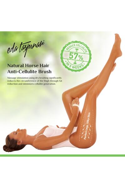 Eda Taşpınar Selülite Karşı Doğal At Kılı Fırçası