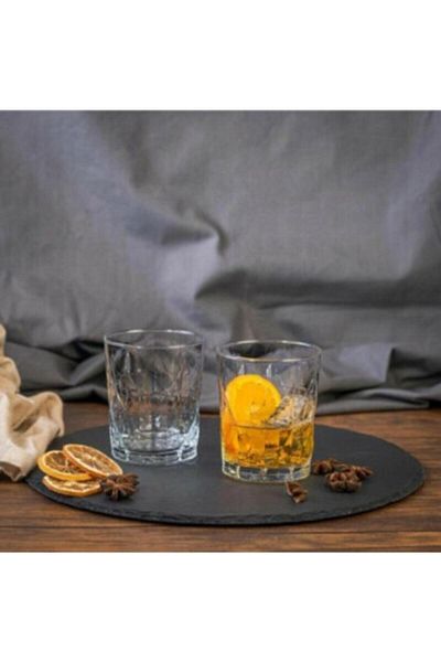 LAV Set of 12 Embossed Water and Soft Drink Glasses - Keops Keo366keo377