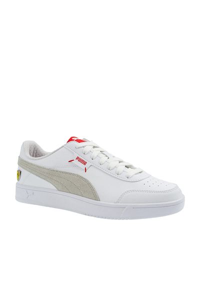 Puma Bílé pánské sportovní boty Ferrari Race Court Legend (306552-02)
