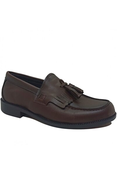 Modamela E449 Kahverengi Deri Corcik Erkek Ayakkabı