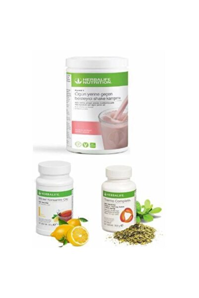 Herbalife Ahududu Beyaz Çikolata Shake 50gr Limon Çay Thermo Complate