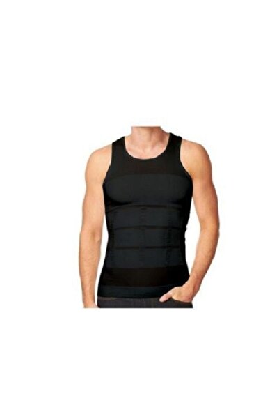 bejamonti Tricou pentru bărbați cu corset negru