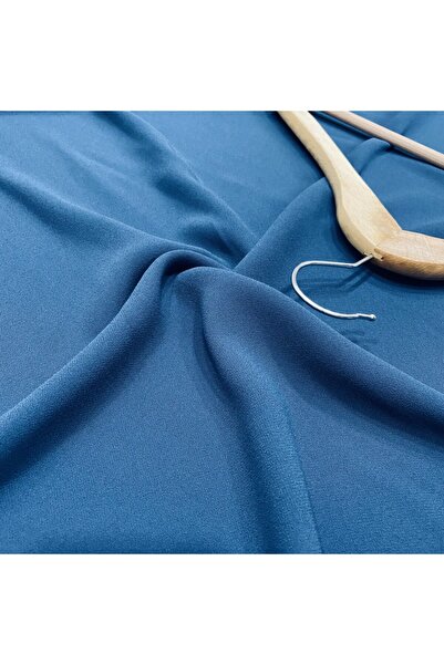 Yeşimm Kumaş Petrol Mavisi Double Krep Kumaş 08