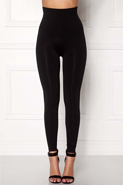 bejamonti Colanți negri cu corset cu talie înaltă - Femei