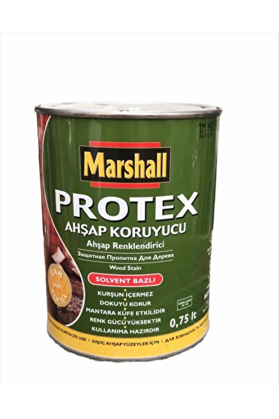 Marshall 2,5 Lt. Protex Ahşap Koruyucu - Çam Verniksiz Mat Görünüm Sağlar