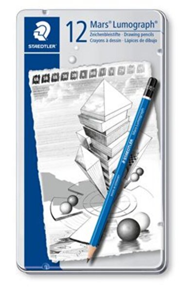 Staedtler Dereceli Kurşun Kalem Mars Lumograph 12 Li Metal Kutuda 100 G12