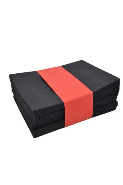 Four Office 13x18 سم مظروف أسود 50 قطعة عبوة 90 جرام