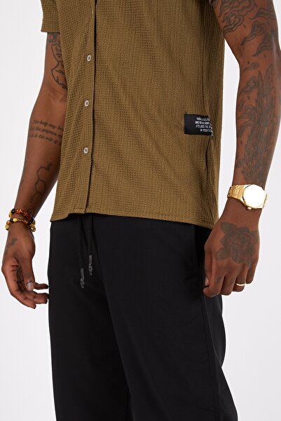 S&R FASHION Πουκάμισο με κοντό μανίκι με χαλαρή εφαρμογή