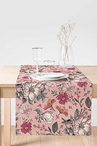 Realhomes Alergăr decorativ din piele de căprioară, imprimat digital, cu desi...