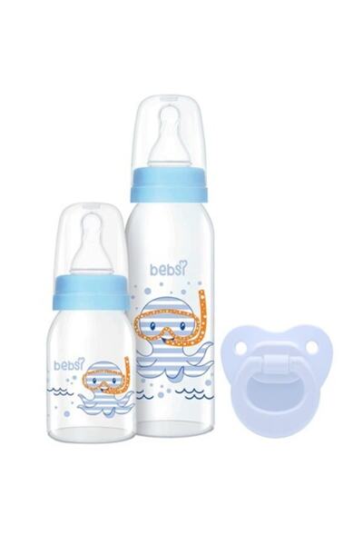 Bebsi Blue Set of 3 Glass