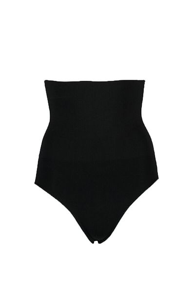 Momslab Women's Black Recovery Silicone High Waist Slip Corset