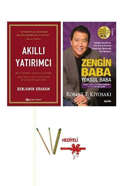Epsilon Yayınevi Akıllı Yatırımcı / Zengin Baba Yoksul Baba 2 Li Set