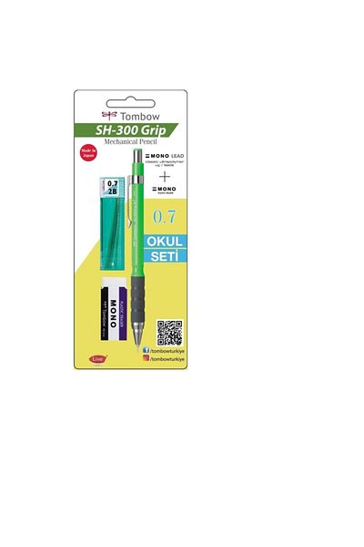 Tombow Sh 300 Grip Mechanical Pencil 07 Mm Neon Green