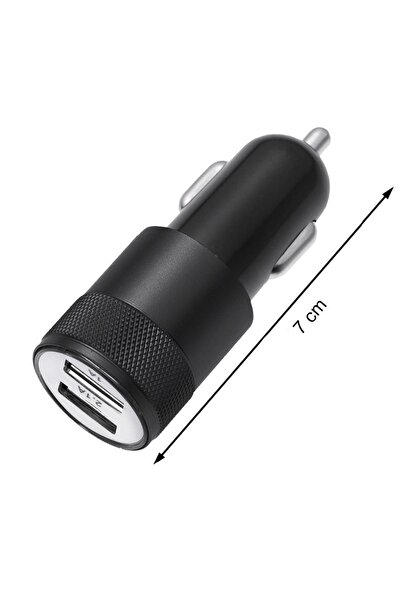 NOYİSKA Universal Araç Içi Çakmaklık Tüm Telefonlara Uyumlu Araç Çakmaklık Şarj Aleti Çift Usb Araba Soketi