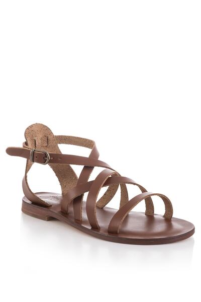 DaphneSandals Sandale Bodrum pentru femei, din piele naturală, lucrate manual - 20249