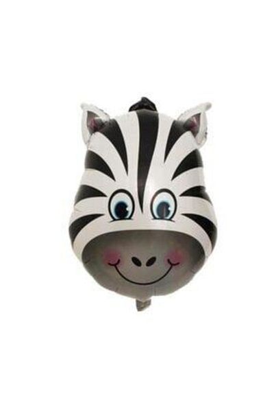 MERİ PARTİ Safari Head Foil Balloon 22" Zebra