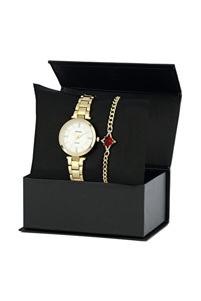 Forentina Metal Kadın Kol Saati - Bileklik Kombin Hediye Set Ps1944