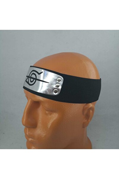 Fugusugu Itachi Uchiha Rubber Black Hair Band - Plate is Artificial Leather, ...