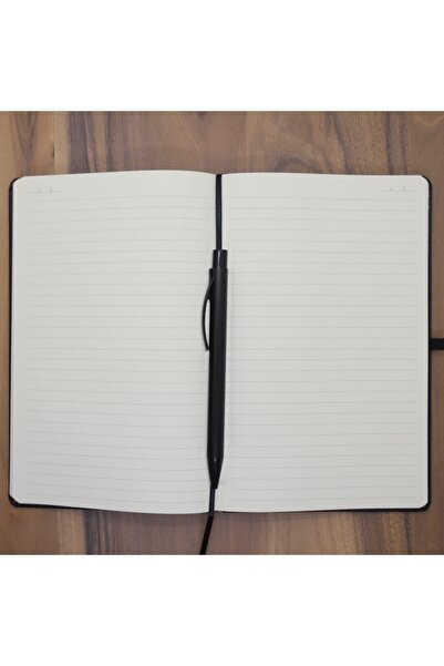 ELALAZER Комплект дневник и химикалка от мека кожа без дата