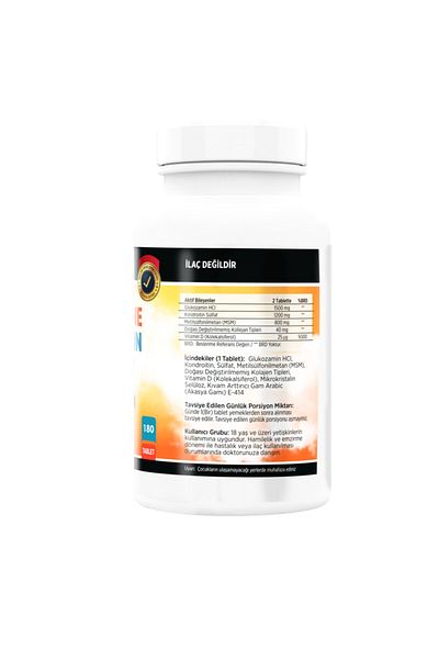 FLX Glucosamine Chondroitin Msm Collagen Vitamin D Glucosamine 180 Tablets X 2 Boxes