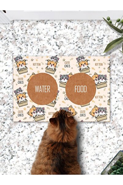 Patipeti سجادة طعام لطيفة لتدريب القطط والكلاب ووسادة تغذية