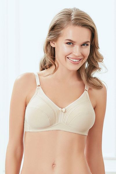 Anıl Supportive Minimizer Non-Wireless Cupless Bra - Trendyol