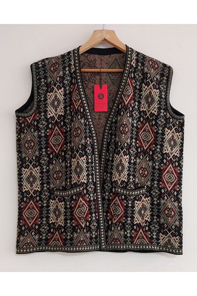 SİNAY TRİKO Women's Azalea Model Pocket Knitwear Vest