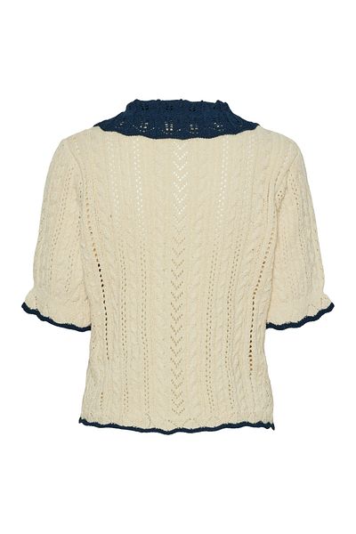 YAS. YASEVIA SS - Knit Top S.