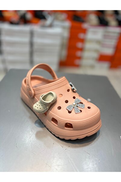 Akınal Bella Γυναικείες παντόφλες με ψηλή σόλα Stone