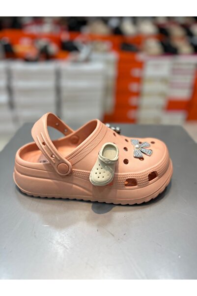 Akınal Bella Γυναικείες παντόφλες με ψηλή σόλα Stone