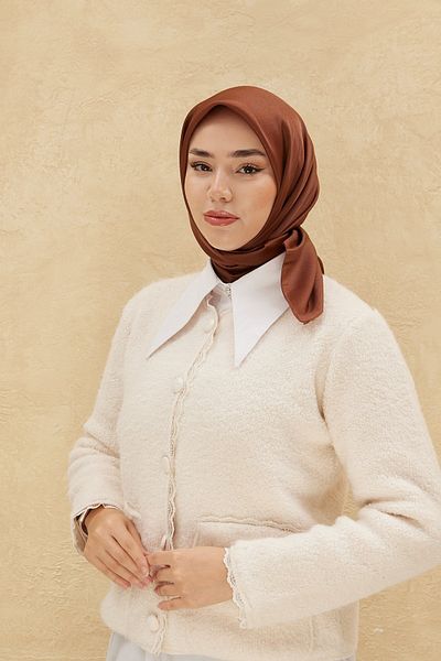 Silk Home Απλό γυαλιστερό κασκόλ 75006-13