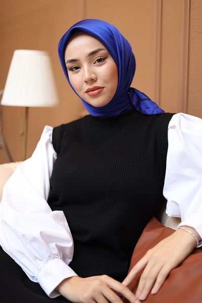Silk Home Μικρο Σατέν Απλό Κασκόλ 28010-06
