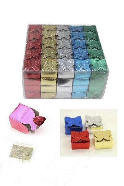 Hayalperest boncuk 100 Colorful Henna Butterfly Model - Distributed