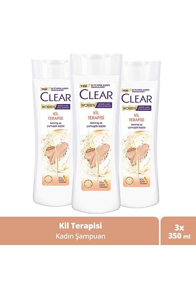 Clear 350 ml X3 Hair Therapy - Women Anti-Dandruff Shampoo