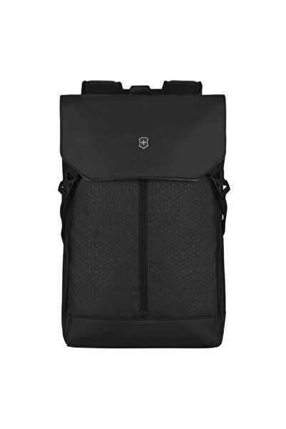 Victorinox Black Flapover Laptop Backpack