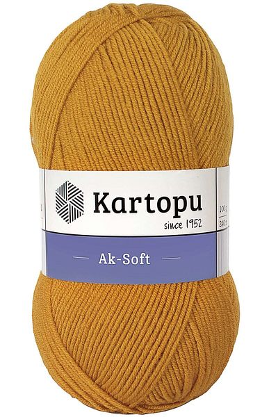 Kartopu Πλεξούδα με σχοινί μουστάρδας Aksoft - Μοντέλο K313