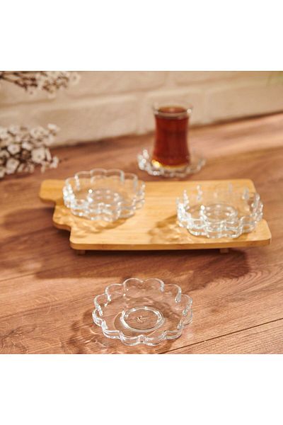 Paşabahçe Papatya 6-Piece Tea Plate