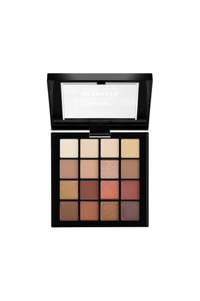 NYX Professional Makeup Göz Farı Paleti - Ultimate Shadow Pallette Warm Neutrals 800897017644