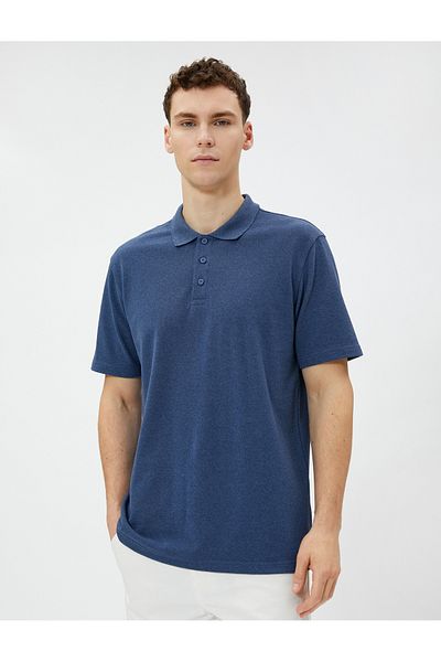 Koton Polo tričko s krátkým rukávem na knoflíky