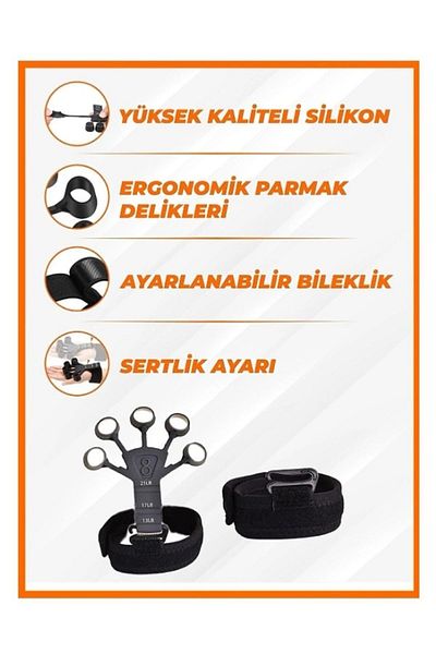 Uyka Ticaret Hand and Wrist Developer Grip Strengthener Vein Enhancer Finger Exerciser Gripster