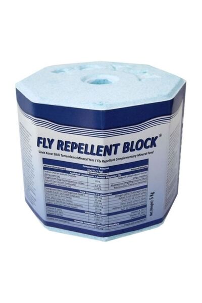 Royal İlaç Fly Repellent 5 Kg 4 Adet Sinek Kovarlı Yalama Taşı