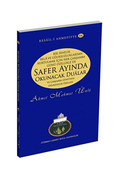 Cübbeli Ahmet Hoca Yayıncılık Safer Ayında Okunacak Dualar